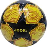 Jook 4 Astarlı Suni Deri Sert Zemin Halı Saha Futbol Topu No:5 BSF-193 - Sarı - Siyah