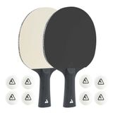 Joola Black White Masa Tenisi 2 Raket 8 Top Set