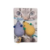 Jooys Amigurumi Kedi Oyuncağı İkili Fare