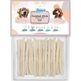 Jooys Beyaz Burgu Çubuk 100'lü Köpek Ödül Kemiği