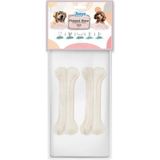 Jooys Beyaz Pres Köpek Ödül Kemiği 12 cm 2'li - 0