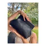 JOPHIEL ATELIER Bahram Petite - Deri Çanta, Ahşap Burslu Deri Çanta, Clutch, El Çantası, Kol Çantası, Omuz Çantası