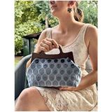 Jophiel Raphael Kadın Clutch, Çok Renkli Kadife Kumaş Çanta, Şık Görünüm, Tasarım Koleksiyonu