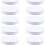 Jopto 50 Adet Nfc Etiketleri Nxp NTAG215 Nfc Etiket 25 mm (0,98 Inç) Yuvarlak Pvc Boş Beyaz Kartla - Çok Renkli