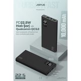 Jopus 10000MAH Powerbank Pd 22,5W Hızlı Şarj - Dijital Ekranlı - Taşınabilir Şarj Cihazı - JP-P12 - Siyah