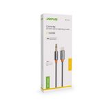 Jopus 11 12 13 14 Pro Max Serisi Uyumlu Lightning Örgülü Aux Kablosu, iPhone Aux Tak Çalıştır, 1M JA-05