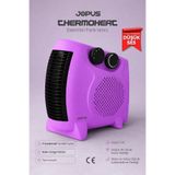 Jopus 2000W Elektrikli Fanlı Isıtıcı, Termostatlı, Sıcak-Soğuk Hızlı Isıtma, 25 m² Alan Kapasitesi - Lila