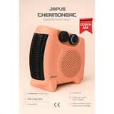 Jopus 2000W Elektrikli Fanlı Isıtıcı, Termostatlı, Sıcak-Soğuk Hızlı Isıtma, 25 m² Alan Kapasitesi - Somon