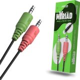 Jopus 3.5mm JO-AC01 Myriad Mikrofon Kulaklik Ayirici Y Kablo Aux Kablosu