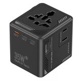 Jopus 35W Gan Hızlı Şarj Adaptörü 5 Çıkışlı Universal Priz 1 Usb-A 4 Usb-C Seyahat Şarj Cihazı - Az-A33 St