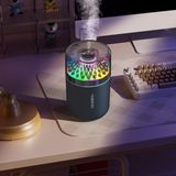 Jopus Hava Nemlendirici ve Aroma Difüzör Sessiz Çalışma Kristal LED Işıklı Buhar Makinesi - D16 - Siyah
