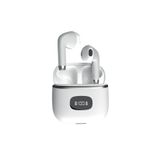 Jopus İos - Android - Uyumlu Bluetooth 5.3 Kulakiçi Kulaklık TWS Dijital Göstergeli Elegante Beyaz