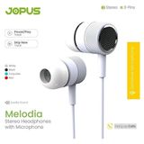 Jopus JO-K56 Melodia Universal 3,5 Mikrofonlu Kulaklık Çok Renkli - Beyaz