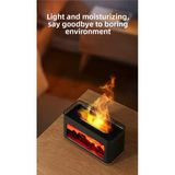 Jopus Şömine Görünümlü Alev Efektli Hava Nemlendirici 3D Alev Aroma Difüzörü Aroma Terapi Makinesi - C06