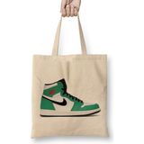 Jordan 1 Retro High Lucky Green Bez Çanta Uzun Saplı - Açık Bej - 40 X 40