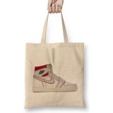 Jordan 1 Retro High Phantom Gym Red Bez Çanta Uzun Saplı - Açık Bej - 40 X 40