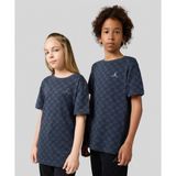 Jordan 23 Monogram Printed T-Shirt 08-16 yaş çocuk erkek Lacivert Tişört - 95D365-023