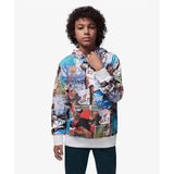 Jordan 95D396-782 Brooklyn All Over Print Fleece Pullover Çok Renkli Çocuk Sweatshirt