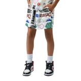 Jordan 95D741-782 Beyaz Essentials French Terry Printed Pullover Hoodie Çocuk Sweatshirt