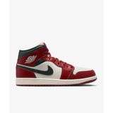 Jordan Air 1 Mid Erkek Kırmızı Sneaker - DQ8426-105