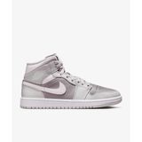 Jordan BQ6472-008 Gri Air 1 Mid Kadın Sneaker