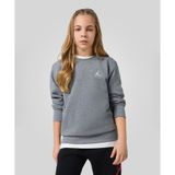Jordan Brooklyn Fleece Essential Crew 08-16 yaş çocuk erkek Gri Sweatshirt - 95D389-GEH