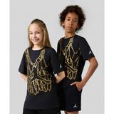 Jordan Chain Graphic T-Shirt 08-16 yaş çocuk erkek Siyah Tişört - 95D627-023