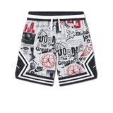 Jordan Dri-FIT MJ Printed Sport Diamond Shorts 08-16 yaş çocuk erkek Beyaz Şort - 95D429-709