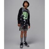 Jordan Dri-FIT MJ Printed Sport Diamond Shorts 08-16 yaş çocuk erkek Siyah Şort - 95D429-F66