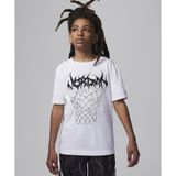 Jordan Dri-FIT MJ Sport Graphic T-Shirt 08-16 yaş çocuk erkek Beyaz Tişört - 95C908-001