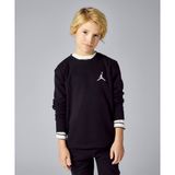 Jordan Essentials Fleece Crewneck Sweatshirt 08-16 yaş çocuk erkek Siyah Sweatshirt - 95C578-023