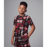 Jordan Essentials Printed T-Shirt 08-16 yaş çocuk erkek Siyah Tişört - 95D621-023