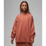 Jordan FB5116-810 Turuncu W J FLT FLC Crew Kadın Sweatshirt