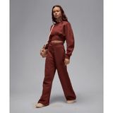 Jordan Flight Fleece Open-Hem Sweatpants Kadın Bordo Eşofman Altı - FV7155-231