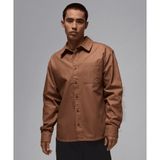 Jordan FV7446-223 Kahverengi Essentials Button-Down Shirt Erkek Gömlek
