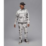 Jordan HM7257-133 Beyaz Essentials Printed Fleece Pants Erkek Eşofman Altı