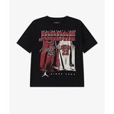 Jordan Home and Away T-Shirt 08-16 yaş çocuk erkek Siyah Tişört - 95F598-023