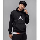 Jordan HQ8694-010 Siyah Sport Crossover Fleece Pullover Hoodie Erkek Sweatshirt