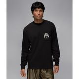 Jordan HV4567-010 Siyah Brooklyn Realtree Long-Sleeve Pocket Crew Neck Erkek Sweatshirt