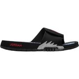 Jordan Hydro V Retro Erkek Slaytları (555501-061, Siyah/Ateş Kırmızısı/Gümüş), Siyah/Ateş Kırmızı-gümüş, 10