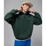 Jordan IB7235-316 Yeşil Brooklyn Fleece Oversized Pullover Hoodie Erkek Sweatshirt