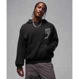 Jordan IF5853-010 Siyah Brooklyn Oversized Pullover Hoodie Erkek Sweatshirt