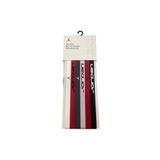 JORDAN J.101.1996.117.OS Sport Elastik 6 PK. Saç Bandı,Siyah - Beyaz - Kırmızı