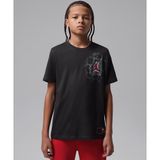 Jordan Jersey Breakthrough T-Shirt 08-16 yaş çocuk erkek Siyah Tişört - 95F605-G0T