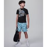 Jordan MJ Essentials Poolside Printed Shorts 08-16 yaş çocuk erkek Mavi Mayo - 95D100-U1R
