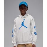 Jordan MVP Jumpman Fleece Pullover Hoodie 08-16 yaş çocuk erkek Gri Sweatshirt - 95F099-X58