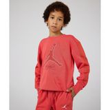 Jordan Off-Court Flight Fleece Crewneck Sweatshirt 08-16 yaş çocuk erkek Turuncu Sweatshirt - 95C973-R0F