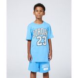 Jordan Practice Flight T-Shirt 08-16 yaş çocuk erkek Mavi Tişört - 95A088-B9F