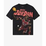 Jordan Slam Dunk T-Shirt 08-16 yaş çocuk erkek Siyah Tişört - 95F600-G0T