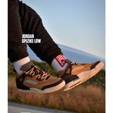 Jordan Spizike Low Gs Unisex Genç Çocuk Kahverengi Kanvas Spor Ayakkabı - FQ3950-202